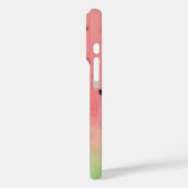 Farbblöcke Magenta Rosa monochromatisch Case-Mate iPhone Hülle (Rückseite / Links)