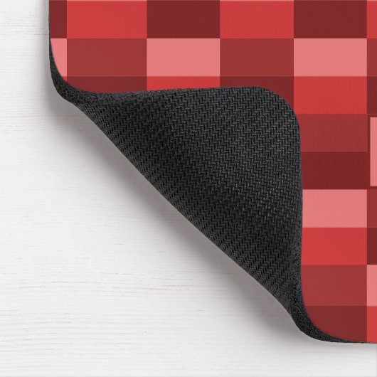 Farbblöcke mit roten Farbtönen Mousepad (Ecke)