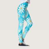 Farbblöcke mit weißem Farbverlauf Leggings (Rechts)