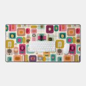 Farbblöcke Mitte des Jahrhunderts Modernes geometr Schreibtischunterlage (Tastatur & Maus)