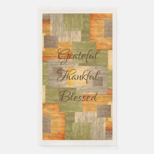 Farbblöcke Serviette (Vorderseite)