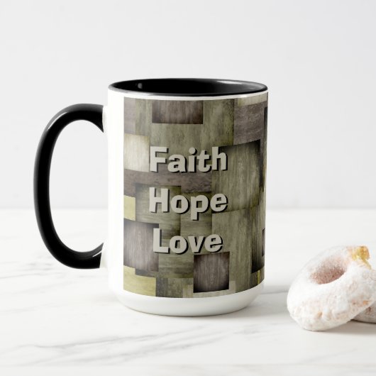 Farbblöcke Tasse (Mit Donut)