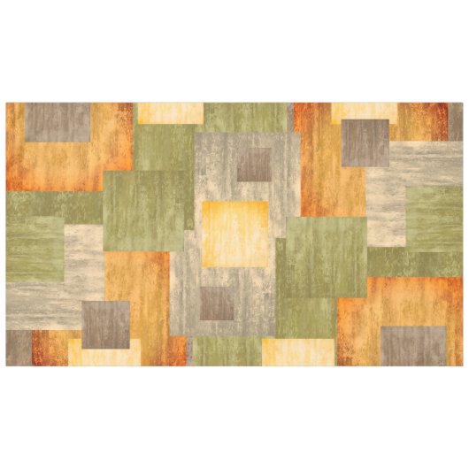 Farbblöcke Tischdecke (Vorderseite (Horizontal))