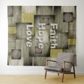 Farbblöcke Wandteppich (Beispiel (Horizontal))