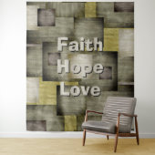 Farbblöcke Wandteppich (Beispiel)