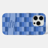Farbblöcke, Wave und Name des freundlichen Wassers Case-Mate iPhone Hülle (Rückseite (Horizontal))