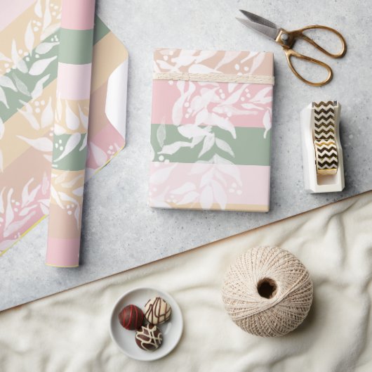 Farbblockfeuermuster Geschenkpapier (Kunsthandwerk)