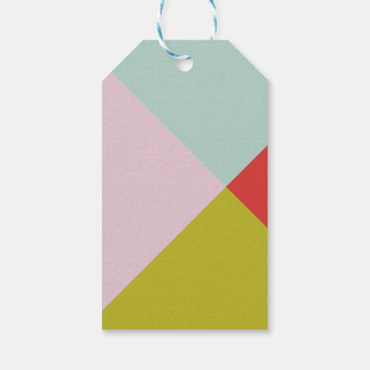 Farbblockfreude Geschenkanhänger (Rückseite)