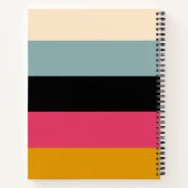 Farbblockgrdiente Farbpalette Notizblock (Rückseite)