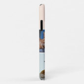 Farbblockkatzenkatze Monogramm Pet Case-Mate iPhone Hülle (Hinten/Rechts)