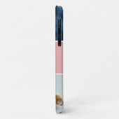 Farbblockkatzenkatze Monogramm Pet Case-Mate iPhone Hülle (Hinten/Links)