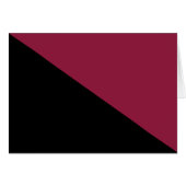 Farbblockleere Karten (schwarz & Berry rot) (Vorderseite (Horizontal))