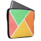 Farbblockmuster für Sommerformen Laptopschutzhülle (Vorne Rechts)