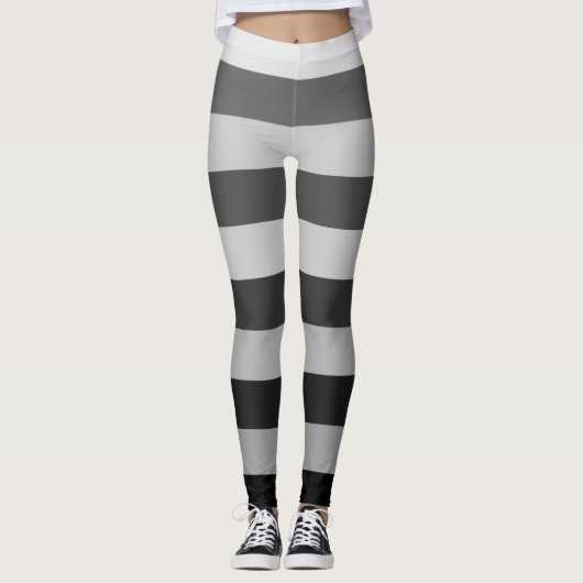 Farbblockmuster hinten und grau gestrichen leggings (Vorderseite)