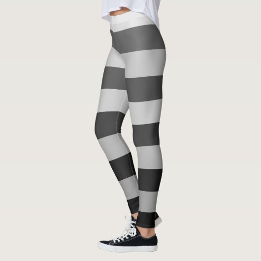 Farbblockmuster hinten und grau gestrichen leggings (Links)