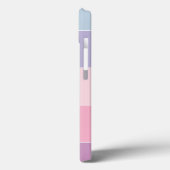 Farbblockpastellfarben Streifen Case-Mate iPhone Hülle (Rückseite / Links)