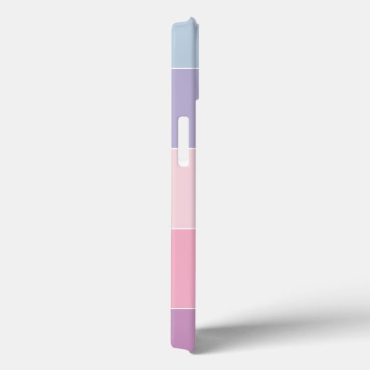 Farbblockpastellfarben Streifen Case-Mate iPhone Hülle (Rückseite / Rechts)