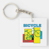 Farbblockrad Schlüsselanhänger (Vorderseite)
