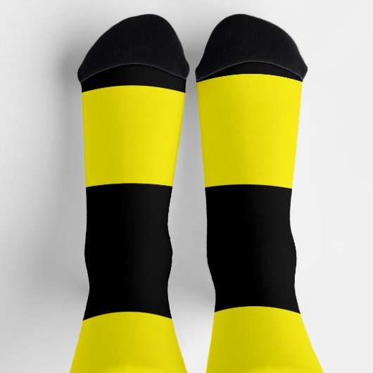 Farbblocksocken - gelb socken (Oben)