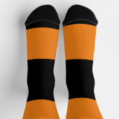 Farbblocksocken - orange socken (Oben)