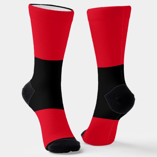 Farbblocksocken - Rot Socken (Gewinkelt)