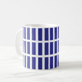 Farbblockstreifen blau kaffeetasse (Vorderseite Links)