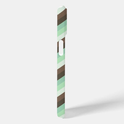 Farbblockstreifen mit Minze Chocolate Chip Case-Mate iPhone Hülle (Rückseite / Rechts)