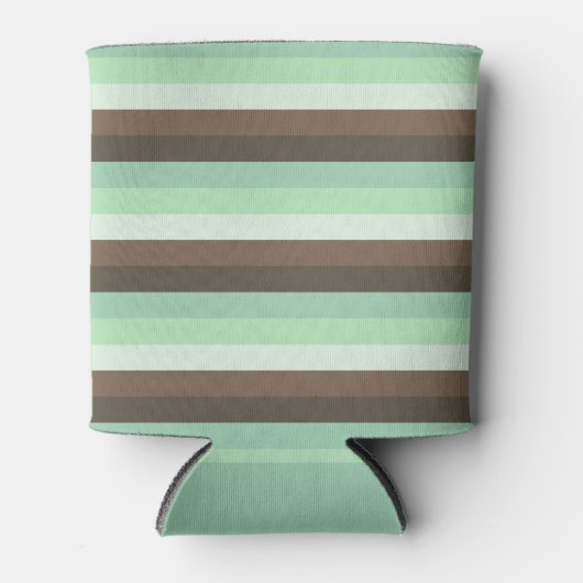 Farbblockstreifen mit Minze Chocolate Chip Dosenkühler (Vorderseite)