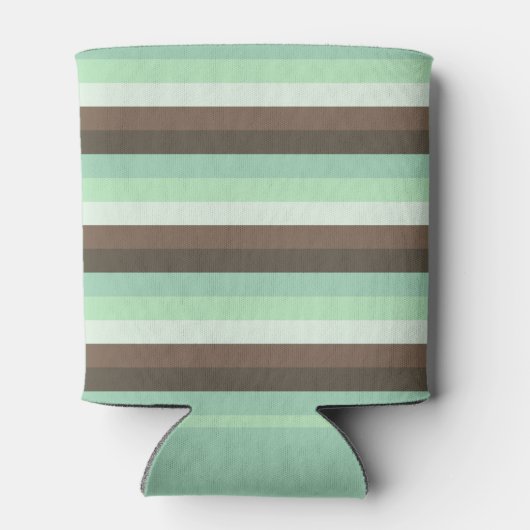 Farbblockstreifen mit Minze Chocolate Chip Dosenkühler (Rückseite)