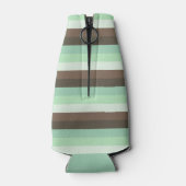 Farbblockstreifen mit Minze Chocolate Chip Flaschenkühler (Rückseite)