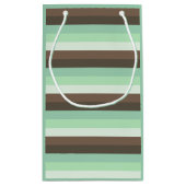 Farbblockstreifen mit Minze Chocolate Chip Kleine Geschenktüte (Rückseite)