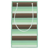 Farbblockstreifen mit Minze Chocolate Chip Kleine Geschenktüte (Vorderseite)