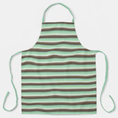 Farbblockstreifen mit Minze Chocolate Chip Schürze (Vorderseite)