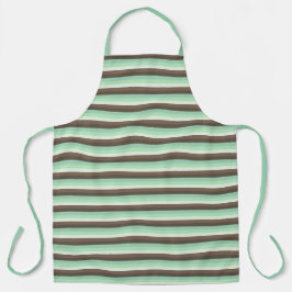 Farbblockstreifen mit Minze Chocolate Chip Schürze