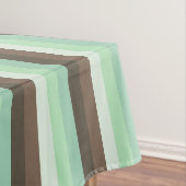 Farbblockstreifen mit Minze Chocolate Chip Tischdecke (Beispiel)