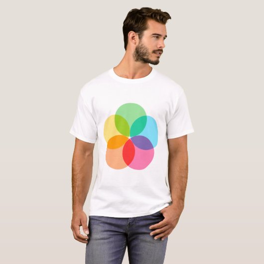 Farbblume T-Shirt (Vorne ganz)