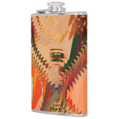 Farbbrich mit Zick- oder Welleneffekt Flachmann (Links)