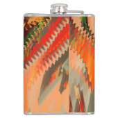 Farbbrich mit Zick- oder Welleneffekt Flachmann (Rückseite)