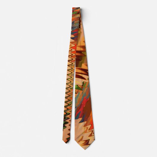 Farbbrich mit Zick- oder Welleneffekt Krawatte (Rückseite)