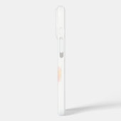 Farbbrief B mit violetten Blumen Case-Mate iPhone Hülle (Rückseite / Links)