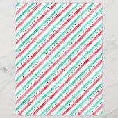 Farbbrief vom Weihnachtsmann für Kinder (Rückseite)