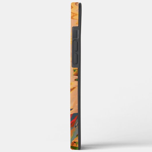 Farbbruch mit Zick- oder Welleneffekt Case-Mate iPhone Hülle (Rückseite / Links)