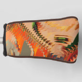 Farbbruch mit Zick- oder Welleneffekt Golf Headcover (Vorderseite)