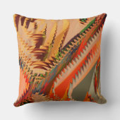 Farbbruch mit Zick- oder Welleneffekt Kissen (Rückseite)