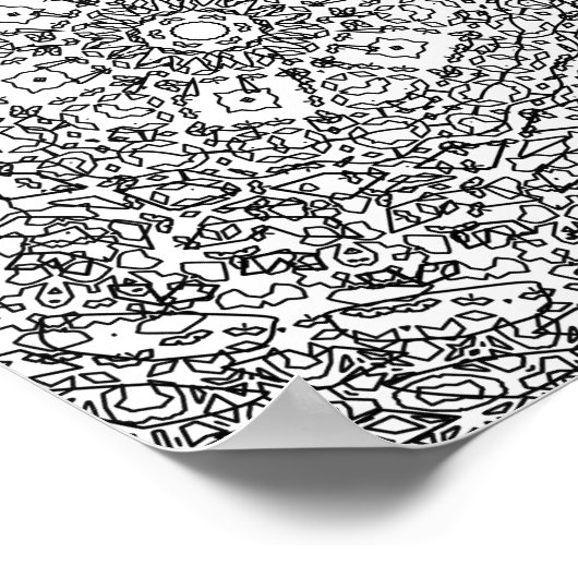 Farbbuch, Farbbuch Antistress Poster (Ecke)