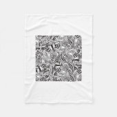 Farbbuch für Erwachsene Fleecedecke (Vorderseite)