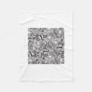 Farbbuch für Erwachsene Fleecedecke