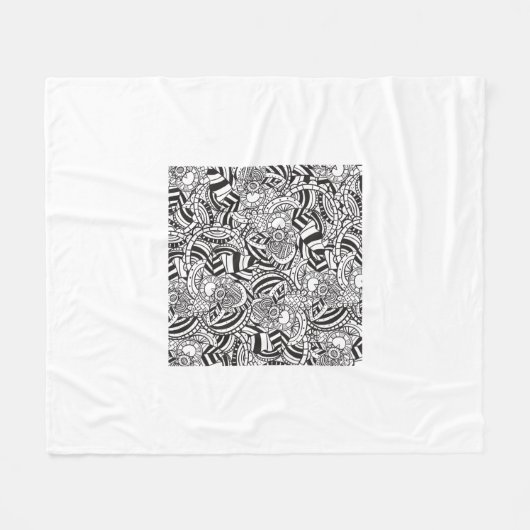 Farbbuch für Erwachsene Fleecedecke (Vorderseite (Horizontal))