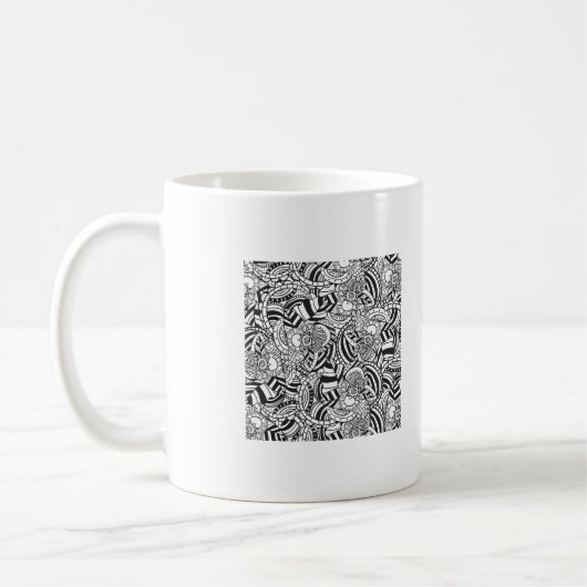 Farbbuch für Erwachsene Kaffeetasse (Links)