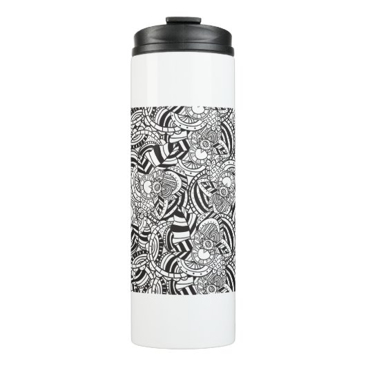 Farbbuch für Erwachsene Thermosbecher (Vorderseite)